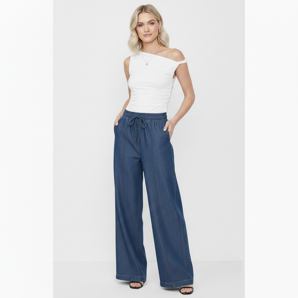 Chambray Trouser Pants
