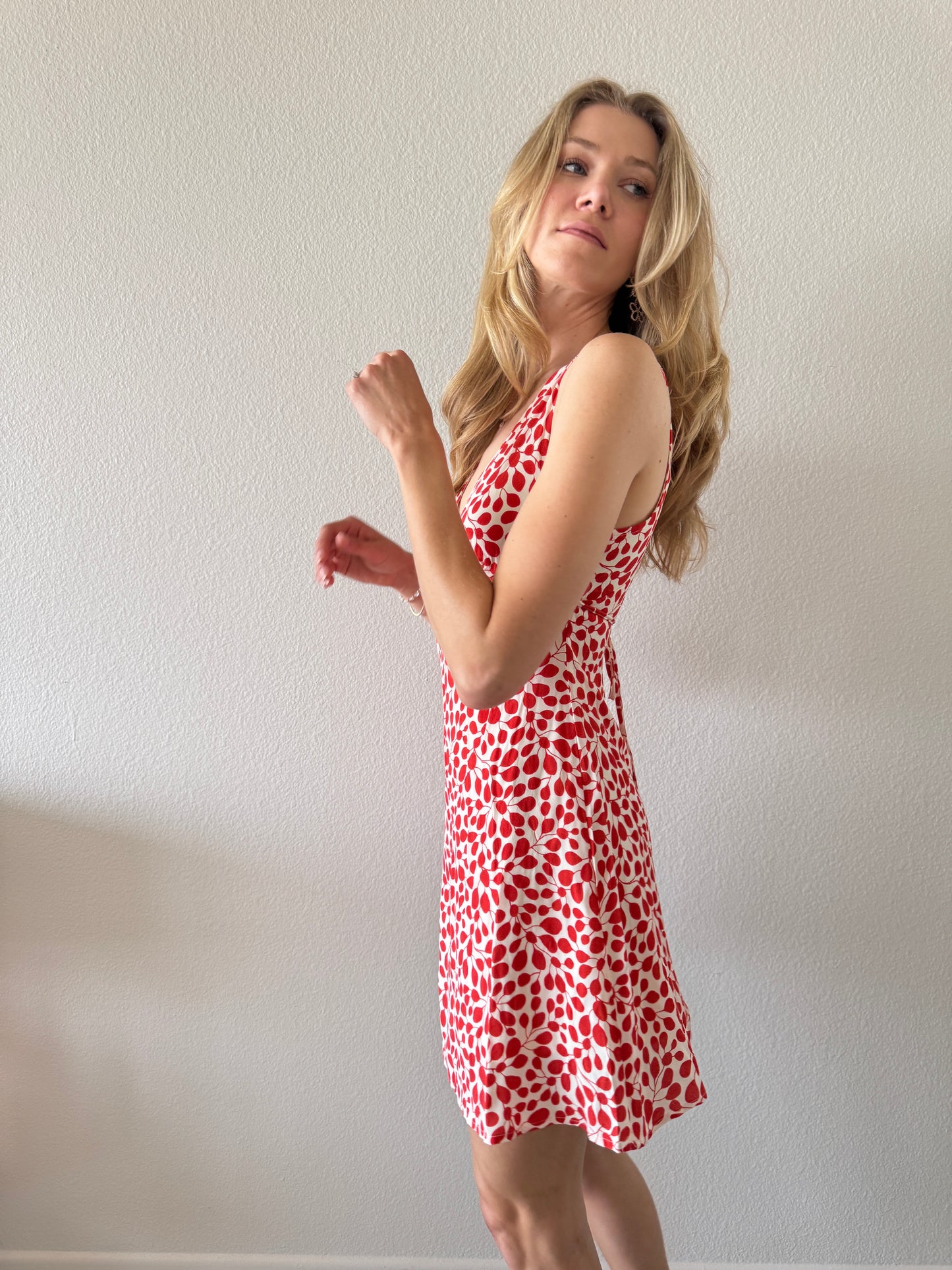 LEAF Printed dress