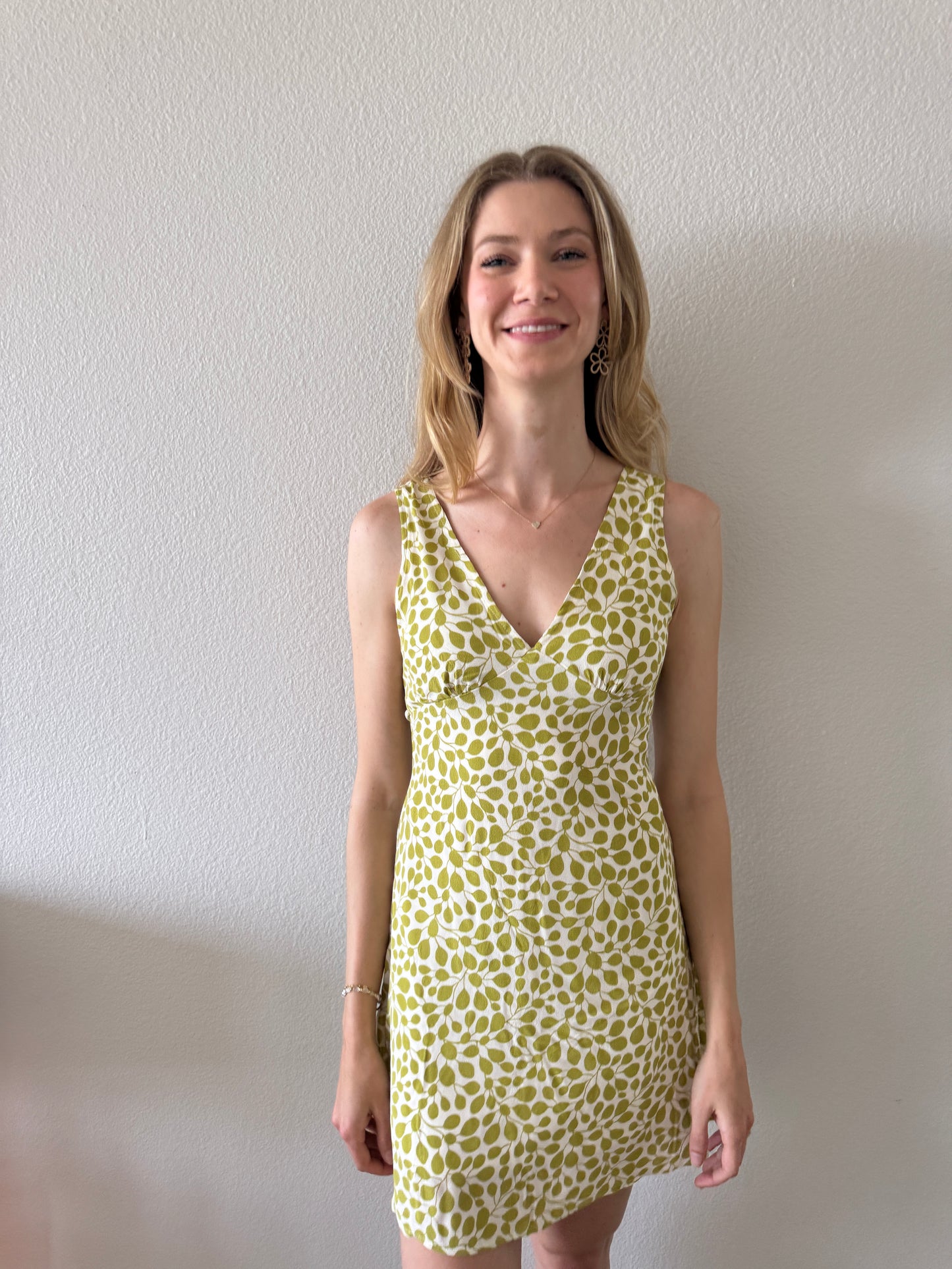 LEAF Printed dress