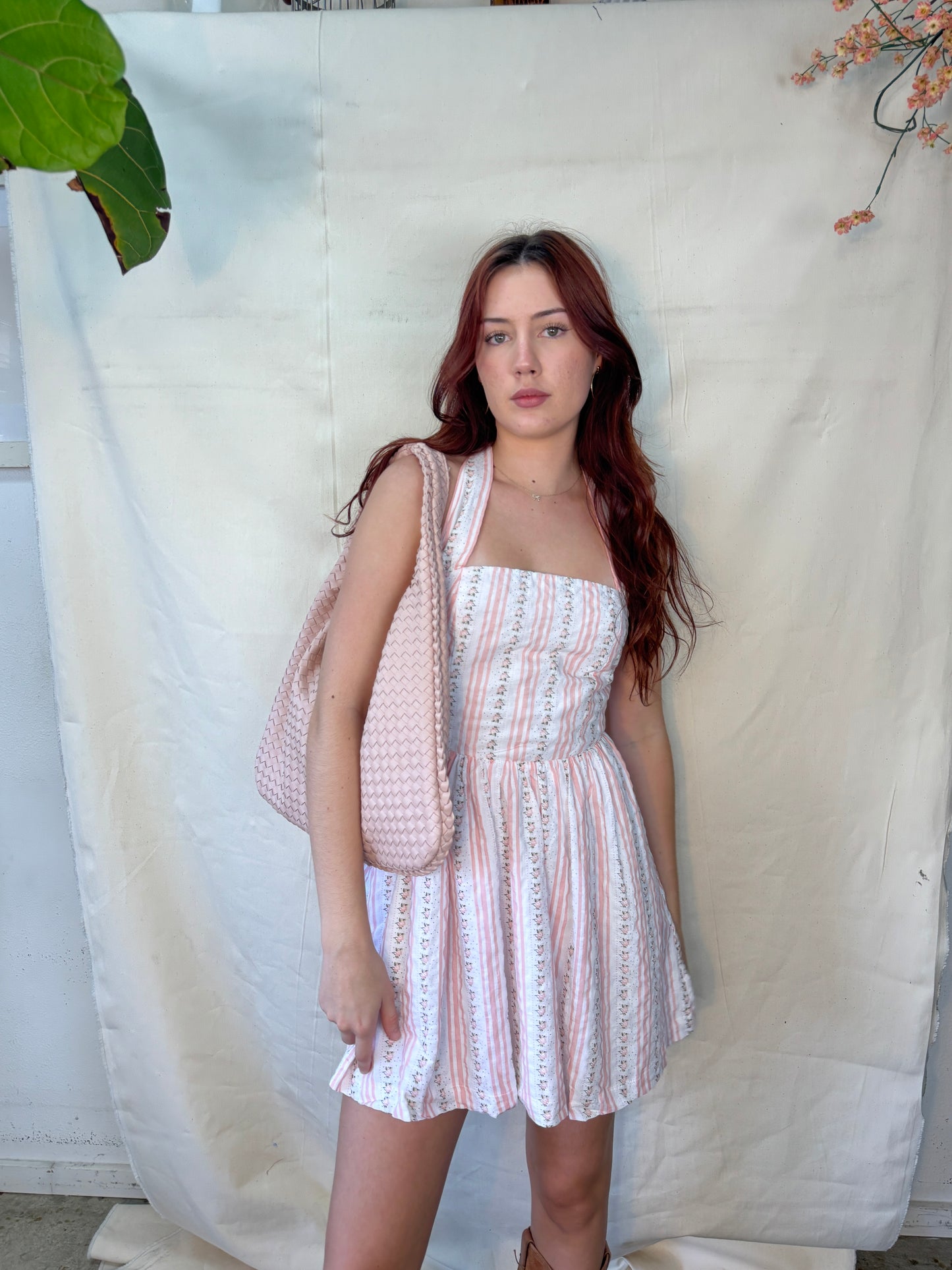 Pink quilt dress