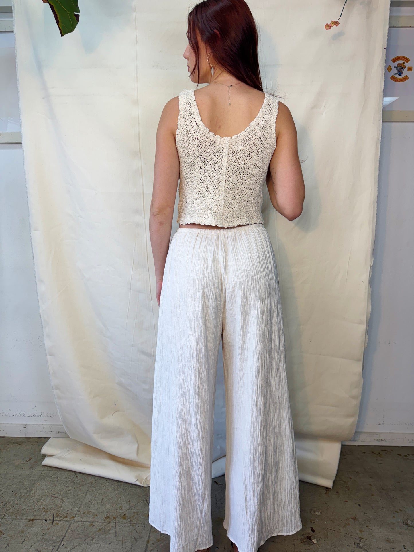 Amy crinkled palazzos