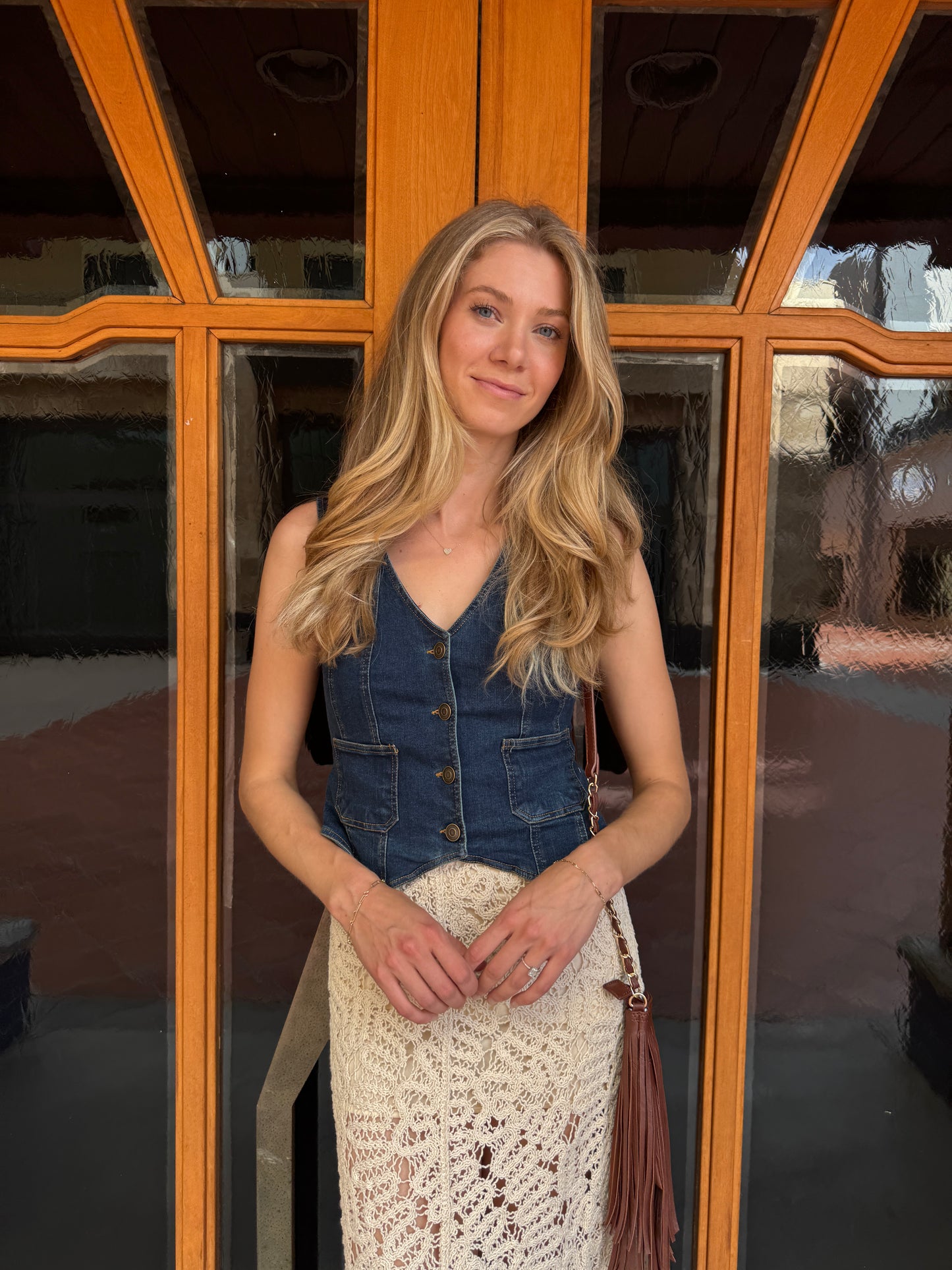 Denim vest