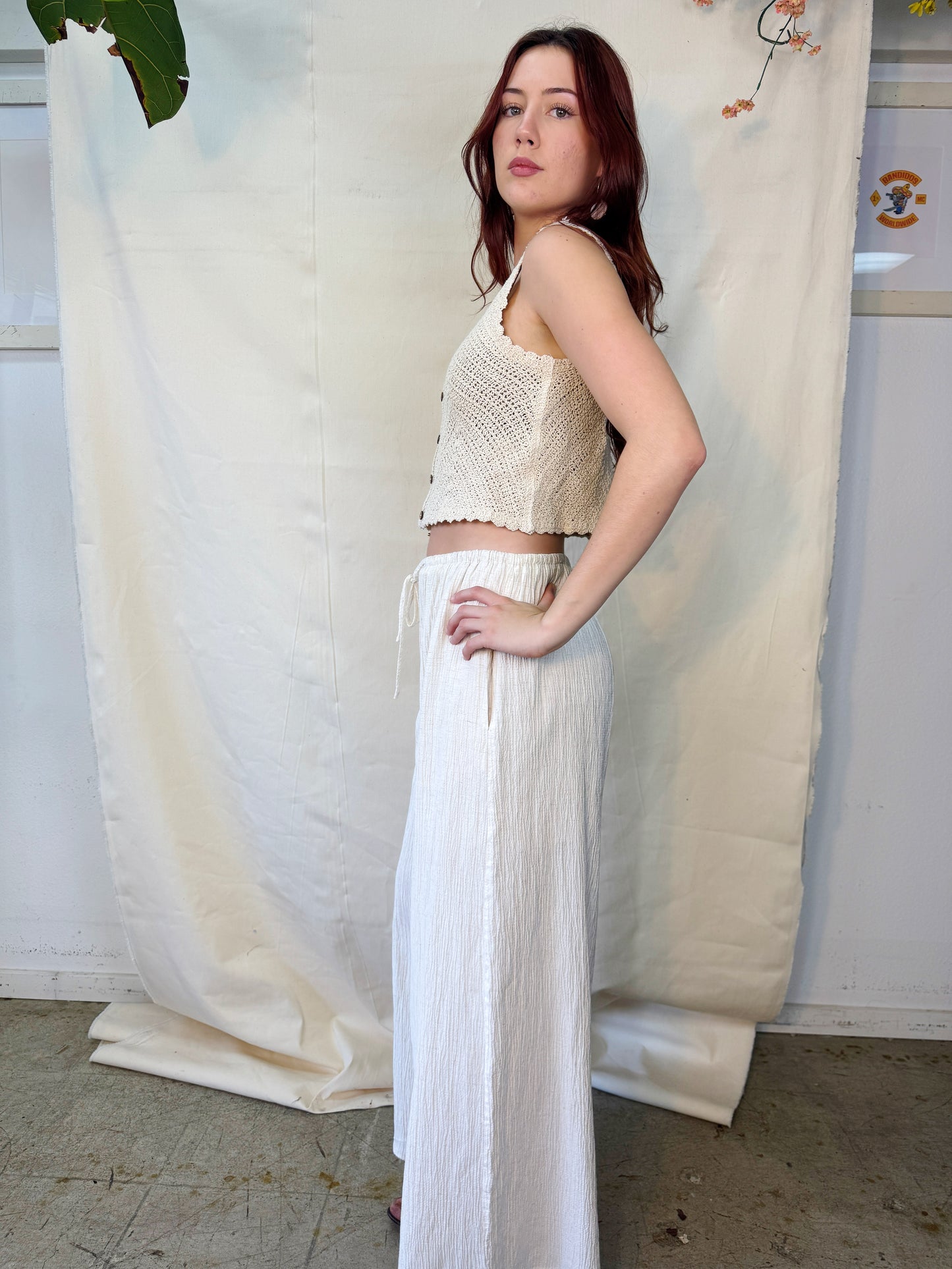 Amy crinkled palazzos