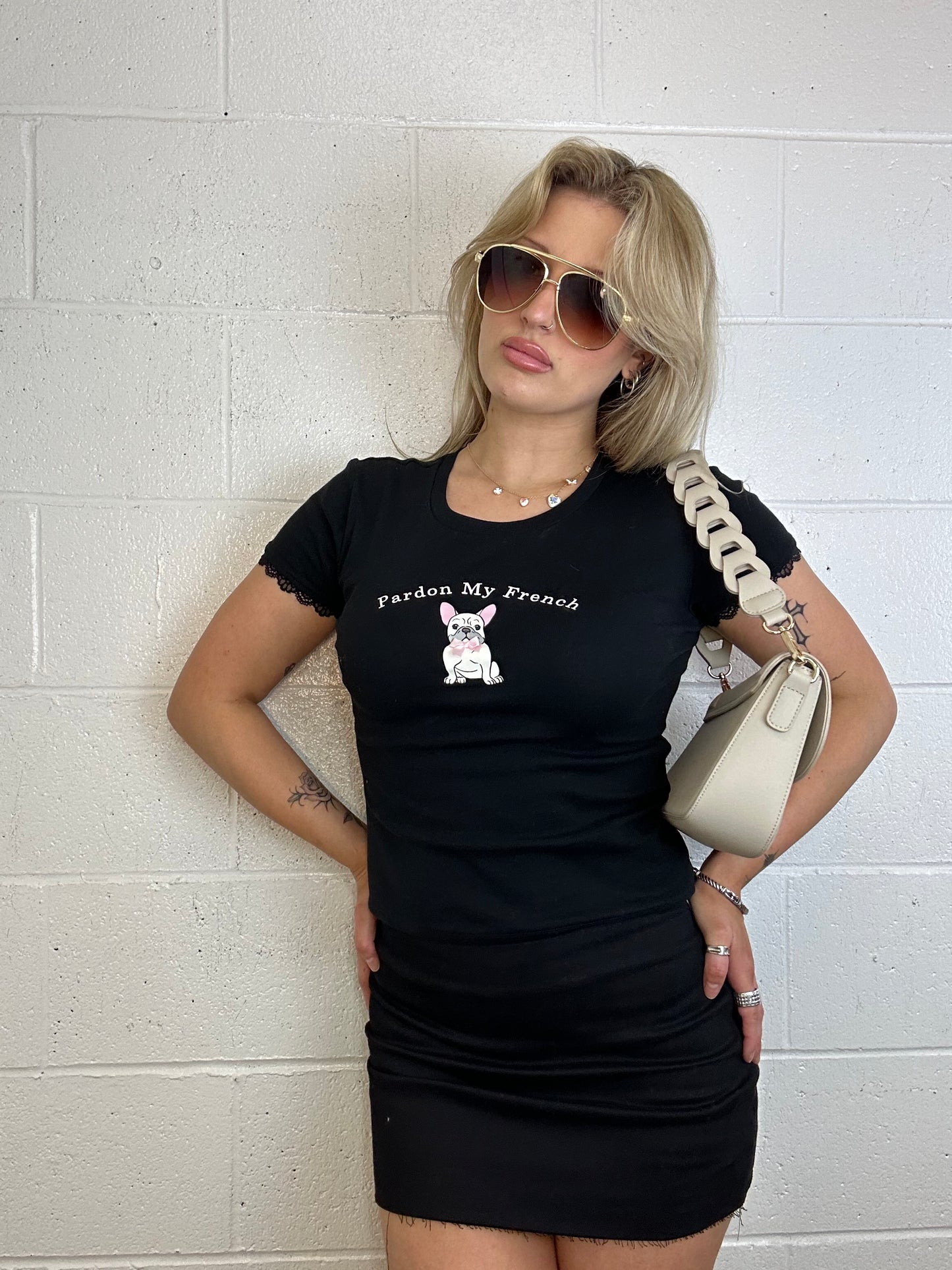 Pardon my French tee