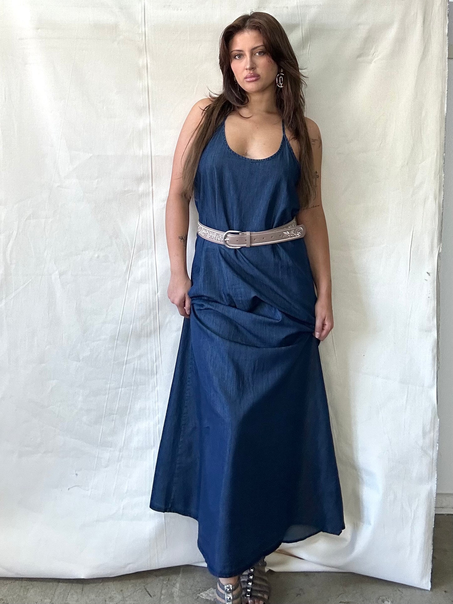 Kiki halter maxi dress