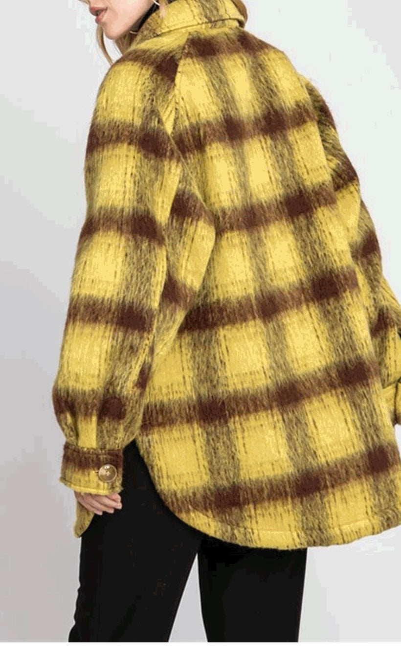 Shaggy Plaid Shachet