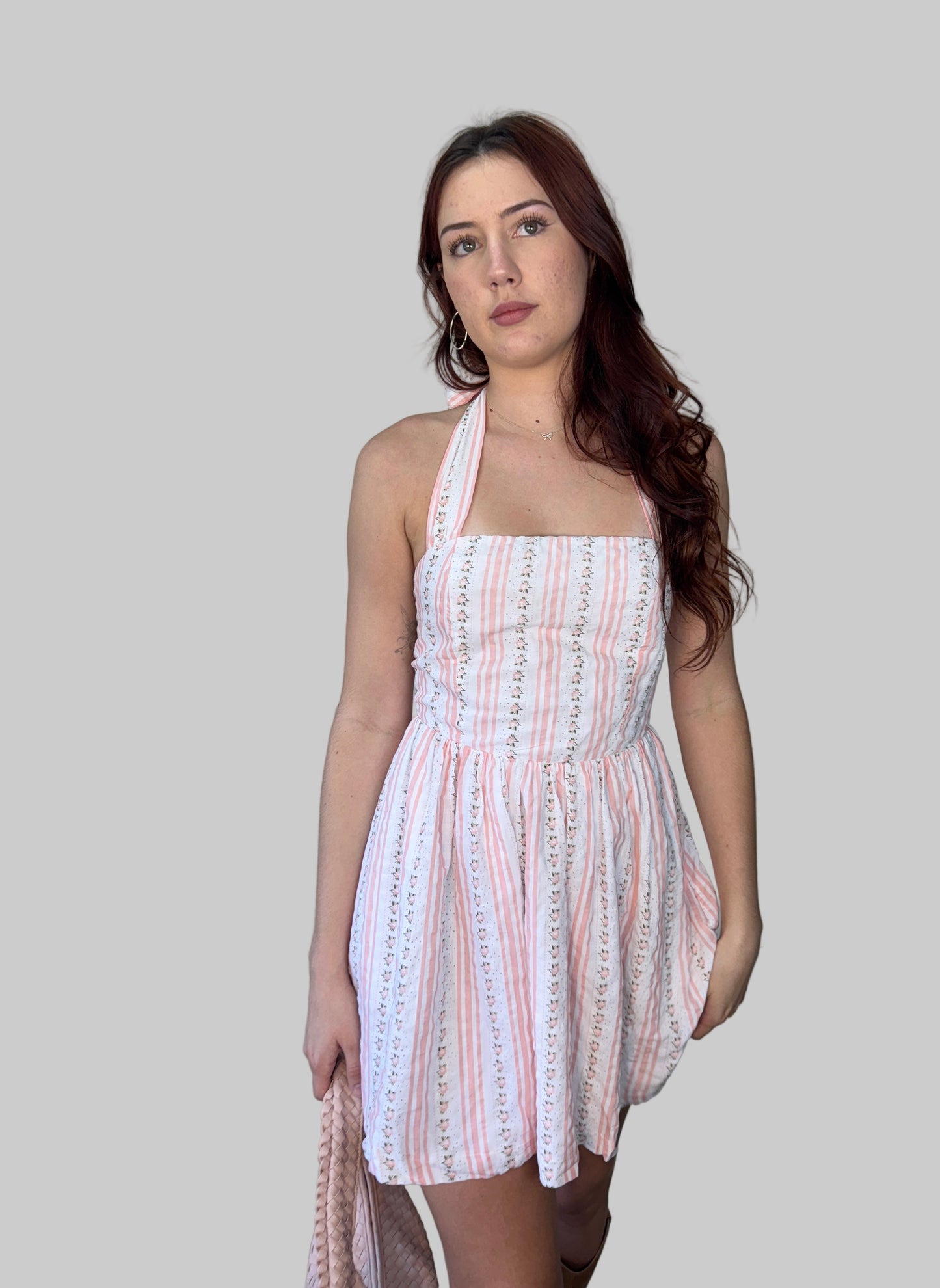 Pink quilt dress