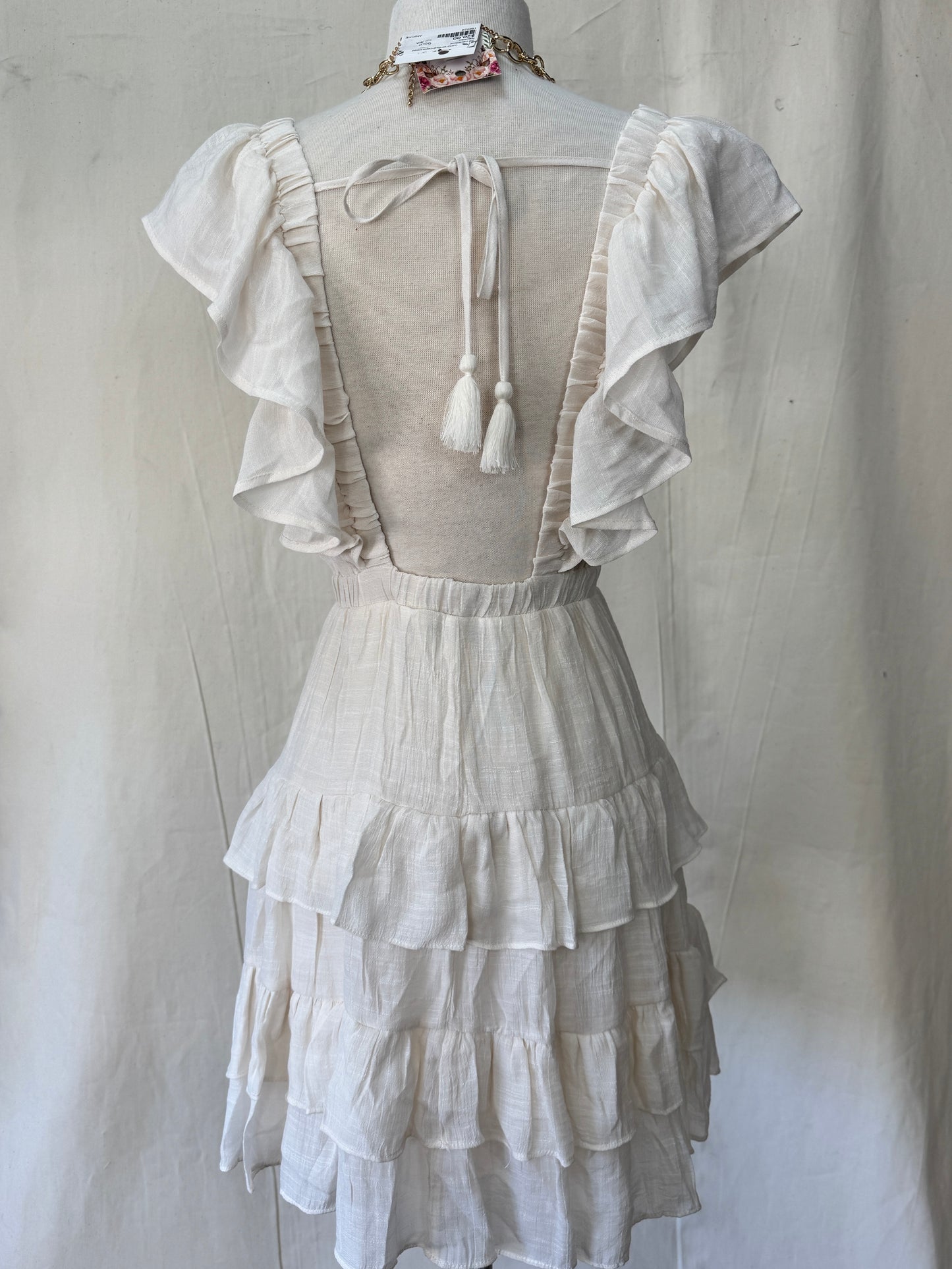 Ruffle mini dress