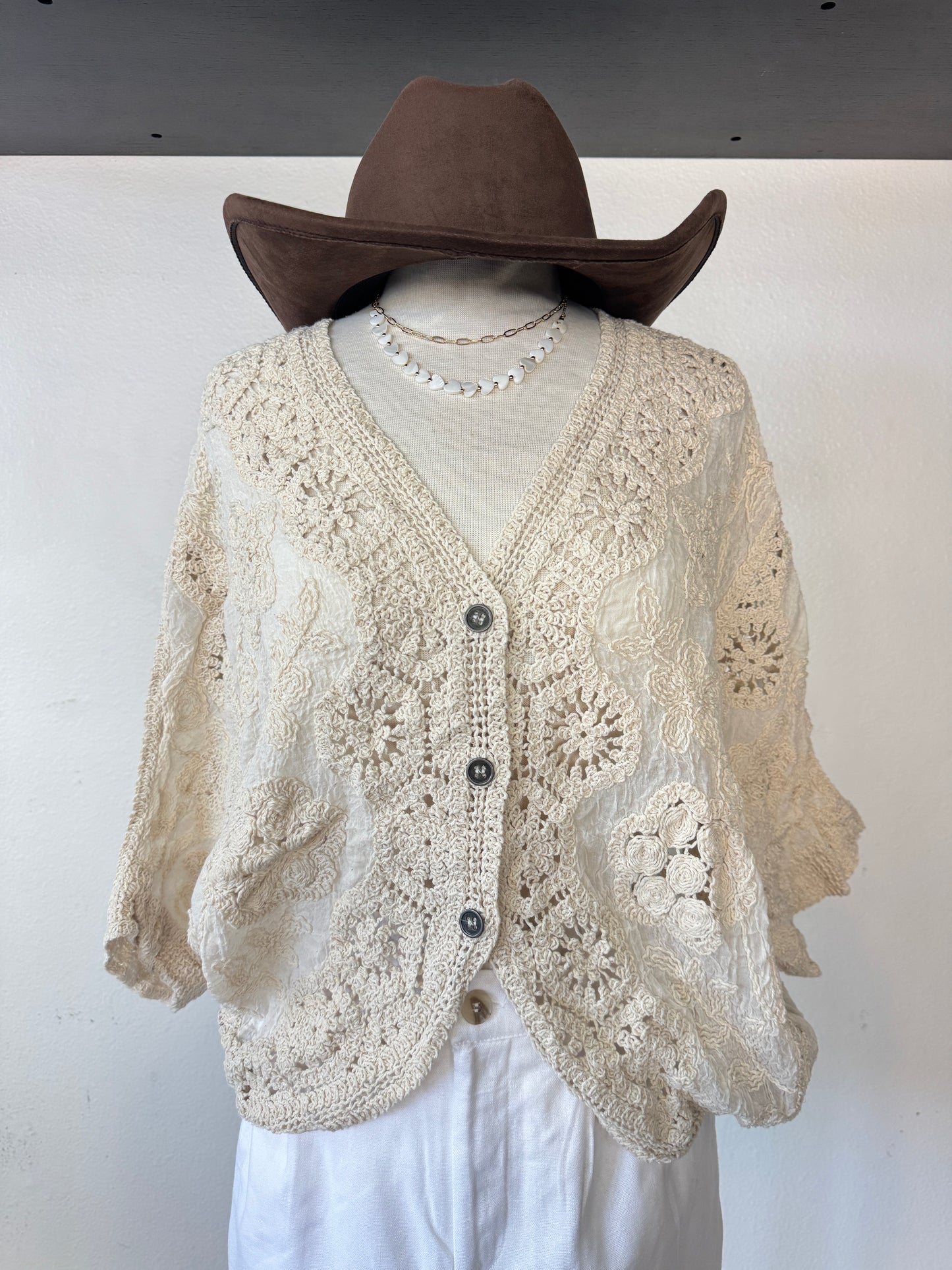 Grace crochet jacket- preorder