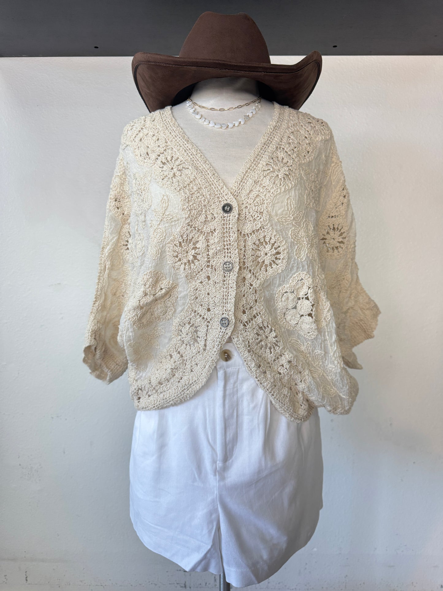 Grace crochet jacket- preorder