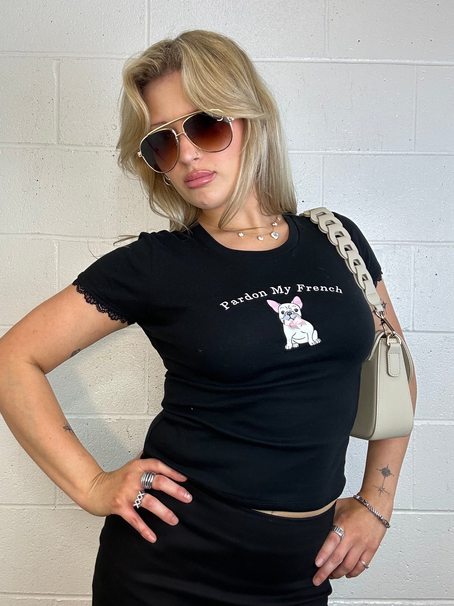 Pardon my French tee