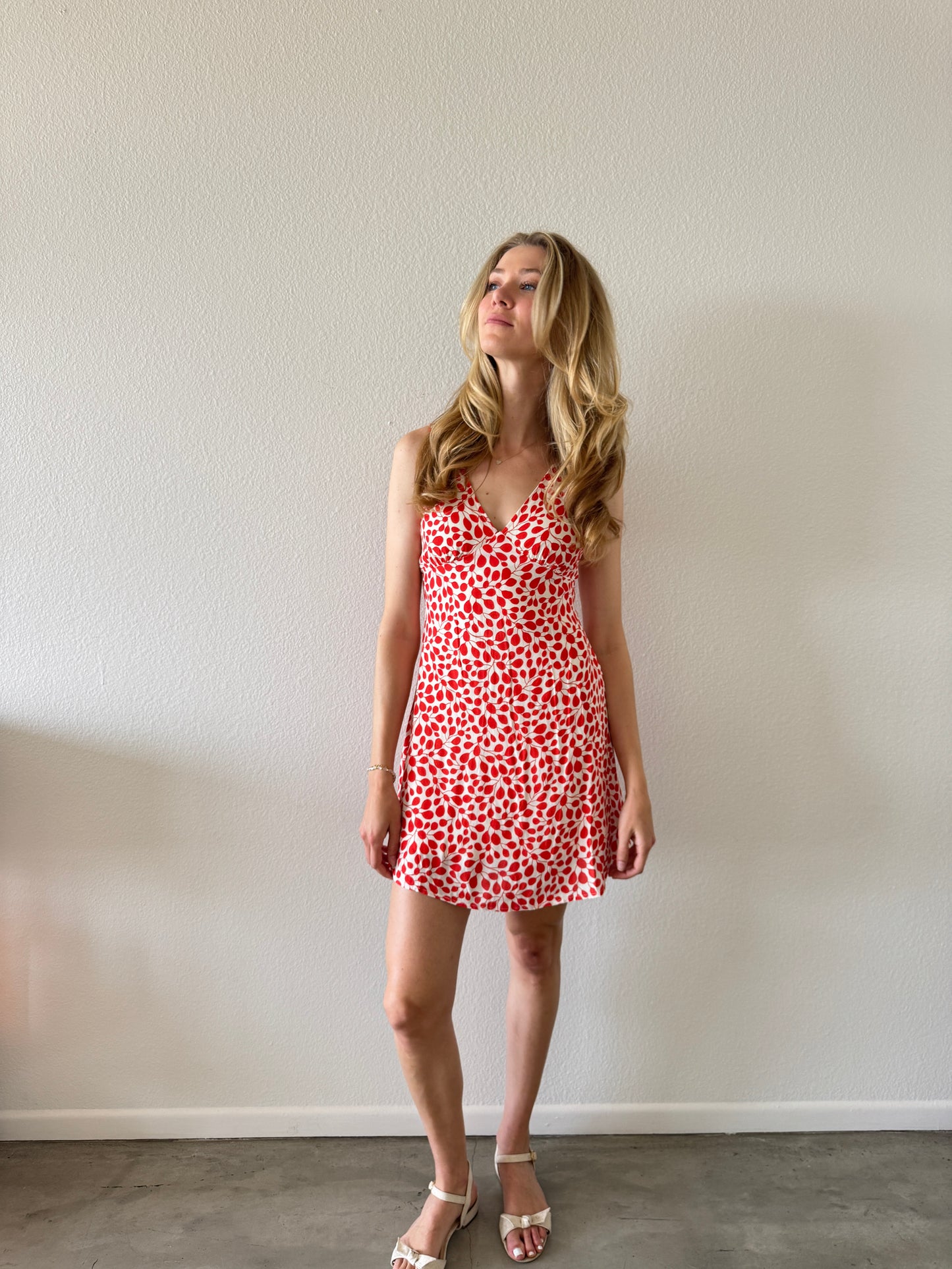 LEAF Printed dress