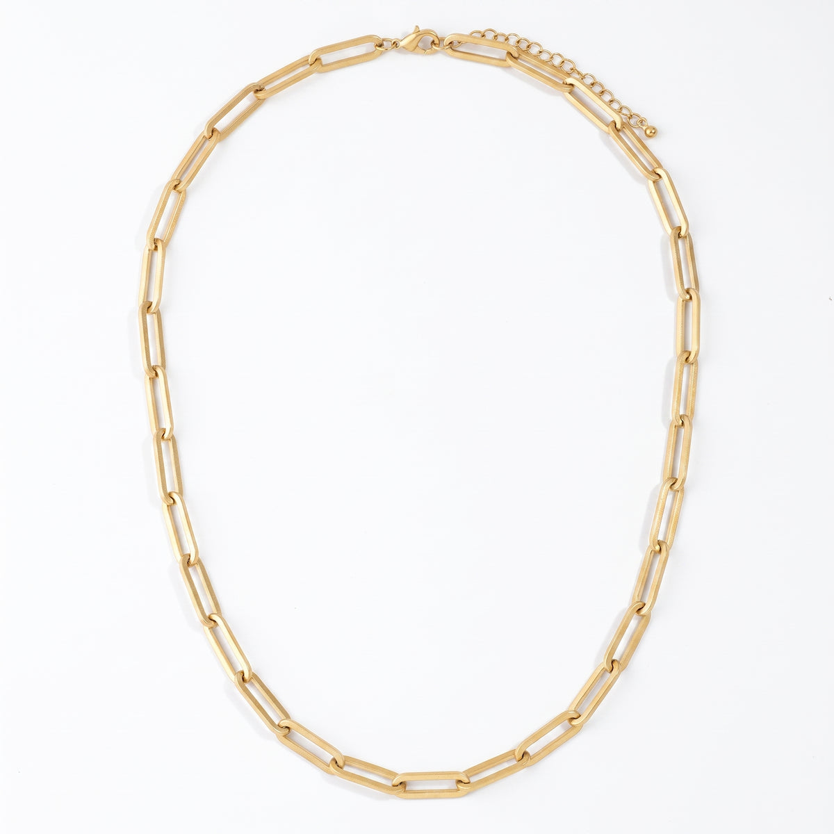 The St. Tropez 14k Gold-Plated Paperclip Chain Necklace
