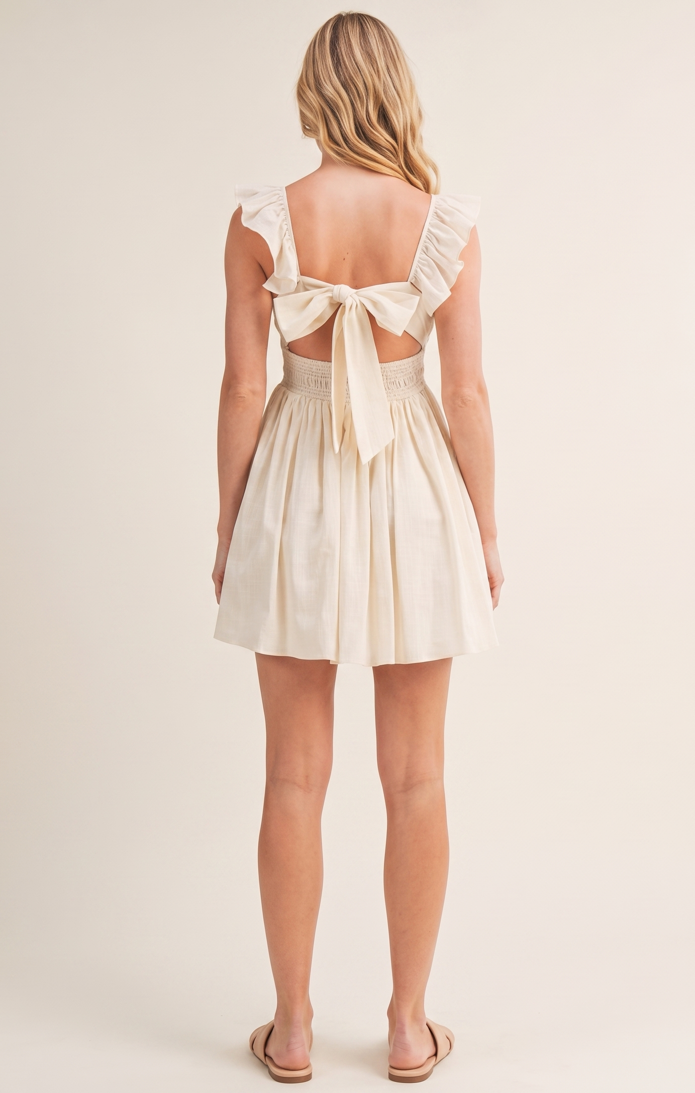 The Seraphina Ruffle Smocked Mini Dress
