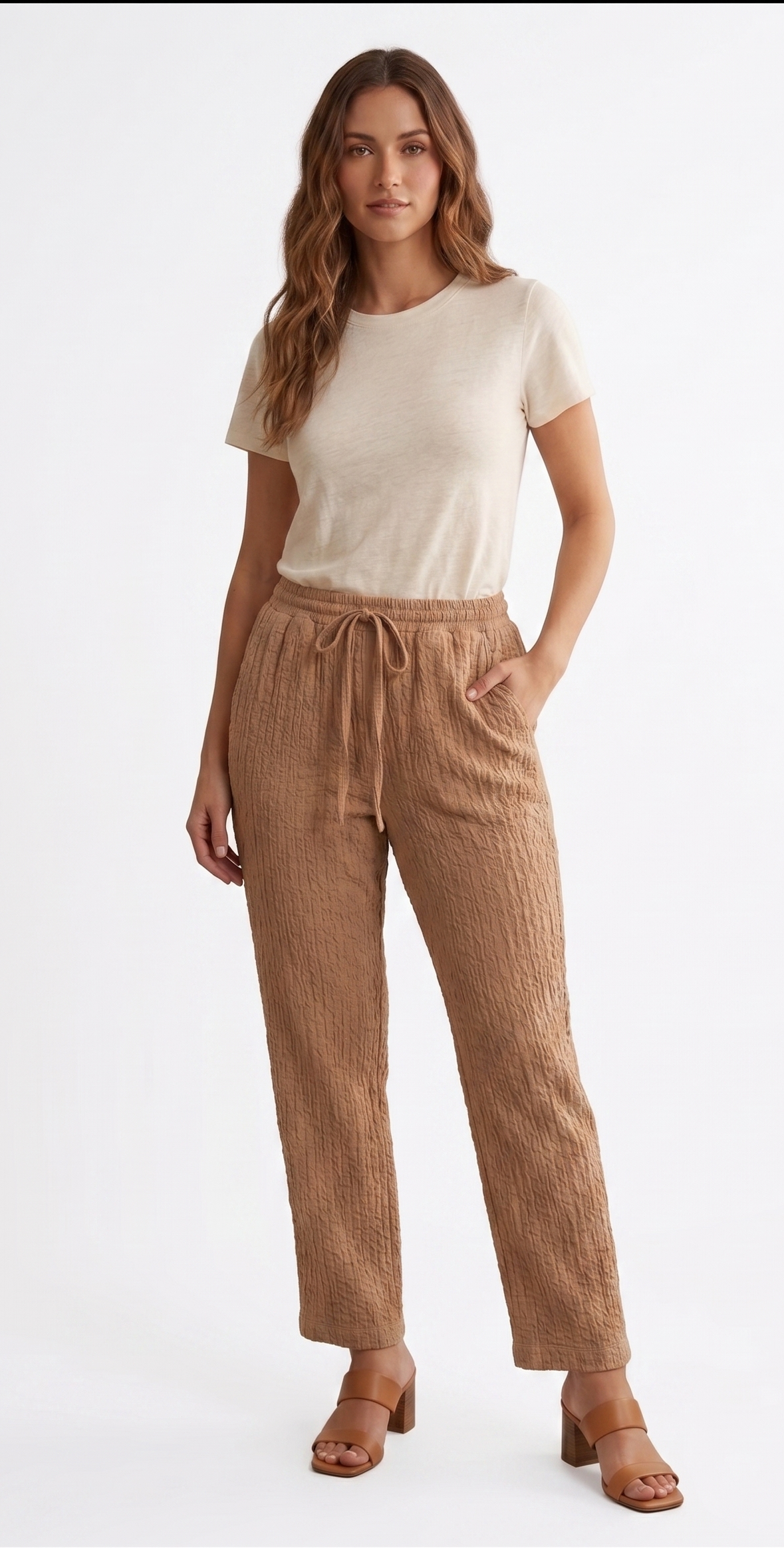 The Santorini Textured Button-Front Vest Top