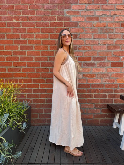GRACE Two Tone Maxi Dress