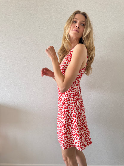 LEAF Printed dress