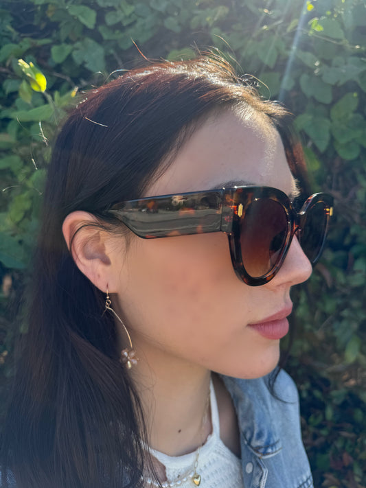 Audrey Horn Rimmed Sunglasses