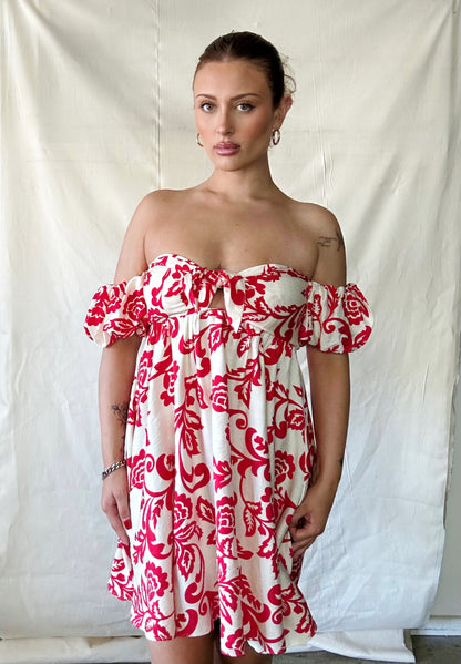 Catherine floral printed dress