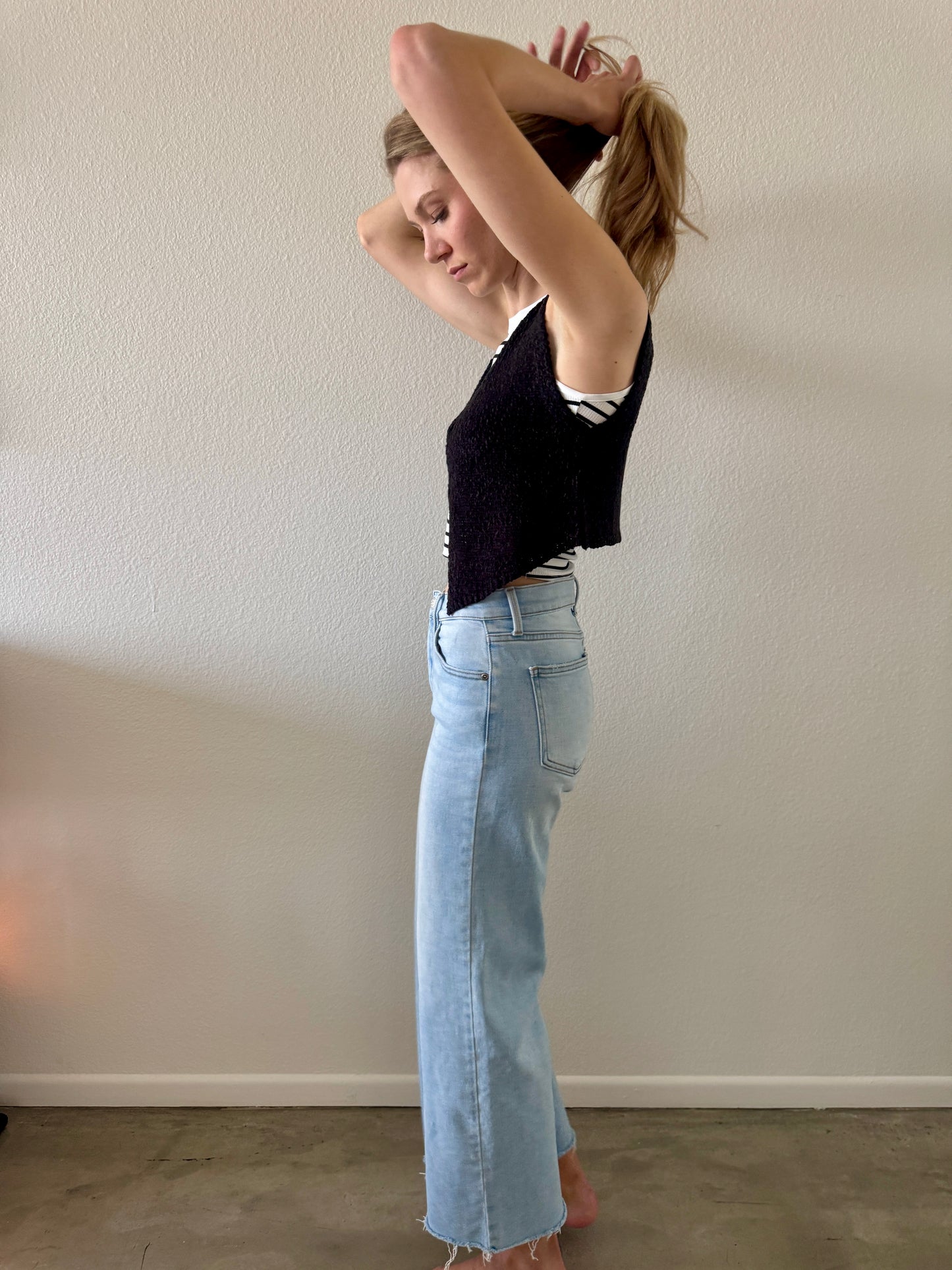 PJ San Diego Wide Leg Denim mid wash