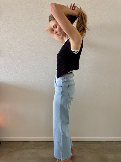 PJ San Diego Wide Leg Denim mid wash