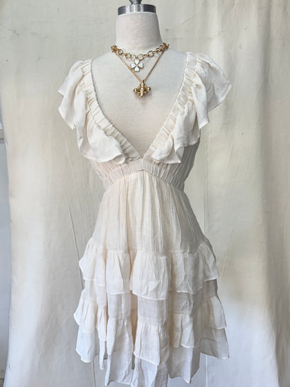 Ruffle mini dress