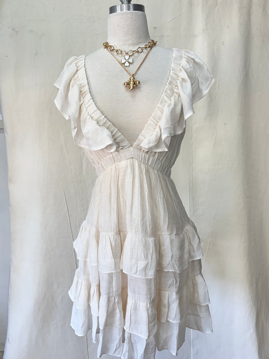 Ruffle mini dress