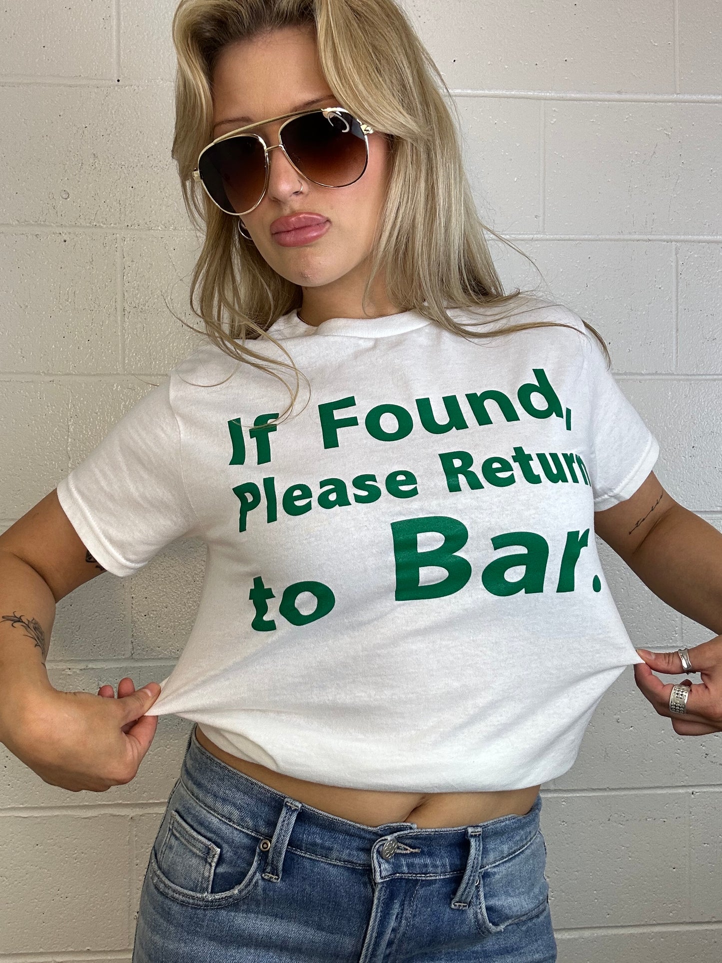 If Found Please Return To Bar T-Shirt