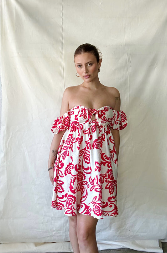 Catherine floral printed dress