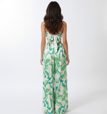 KOI GREEN LEAF JUMPSUIT