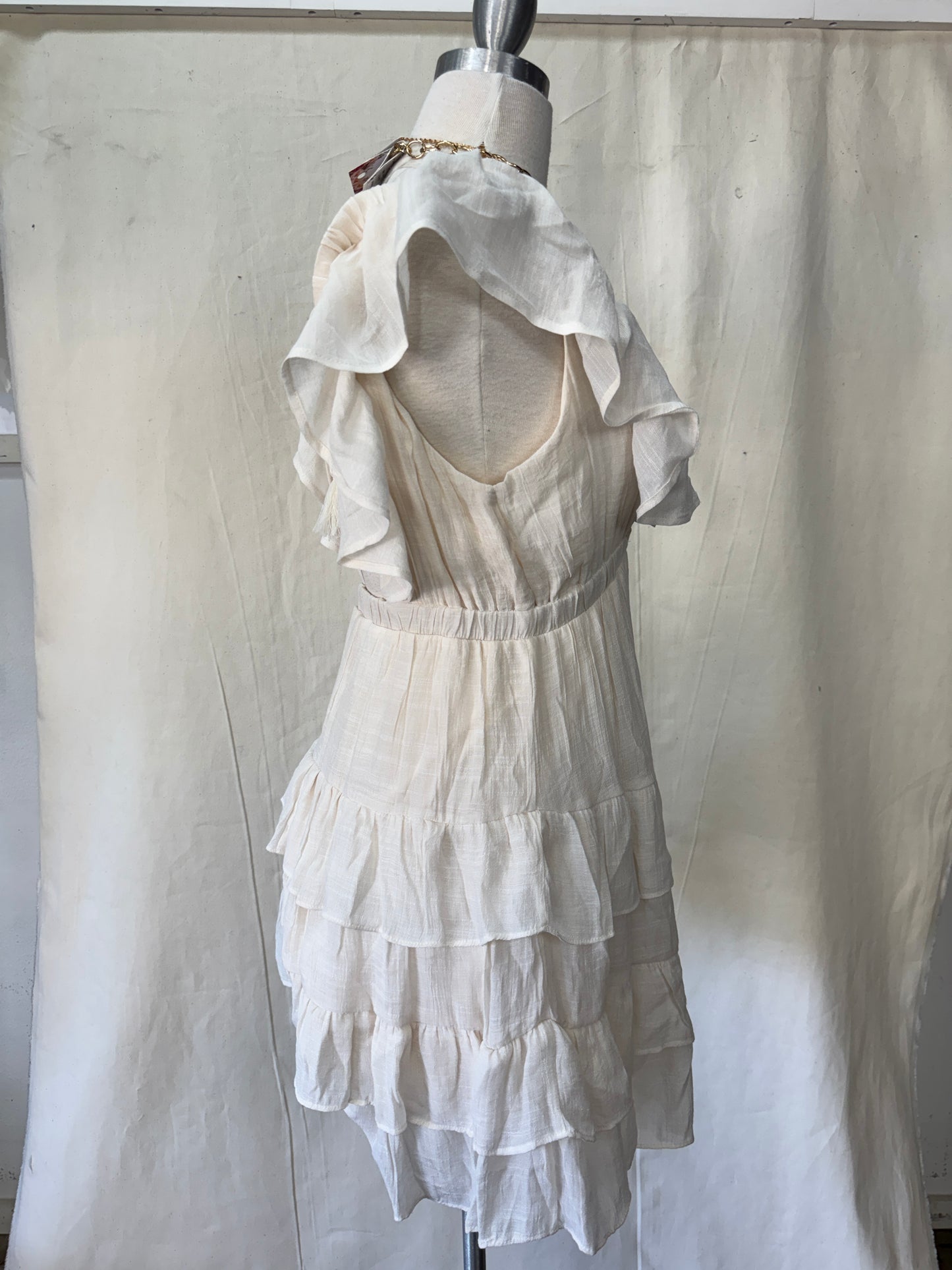 Ruffle mini dress