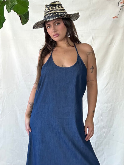 Kiki halter maxi dress