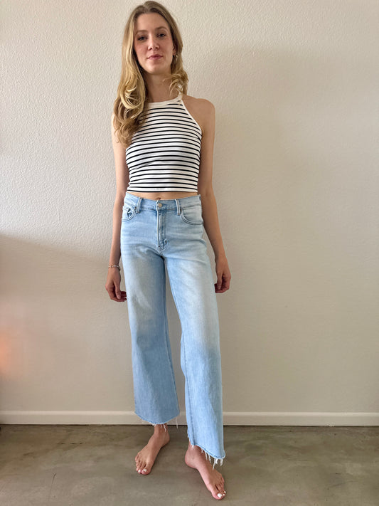PJ San Diego Wide Leg Denim mid wash