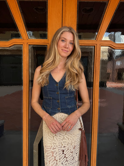 Denim vest