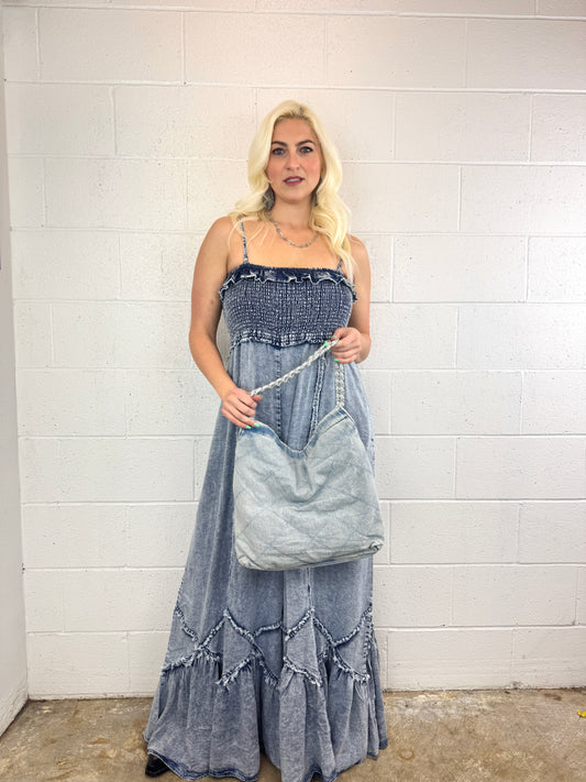 Elena Chambray Boho Jumpsuit