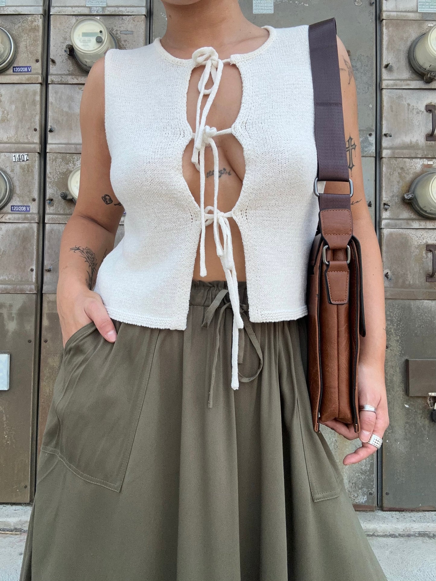 Brown Messengers Side Satchel