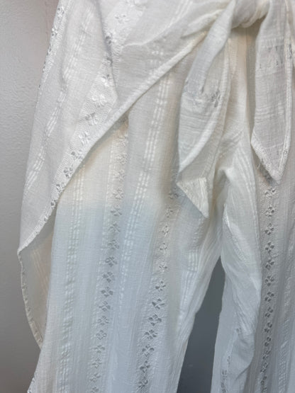 Cabo tie front tulip pants