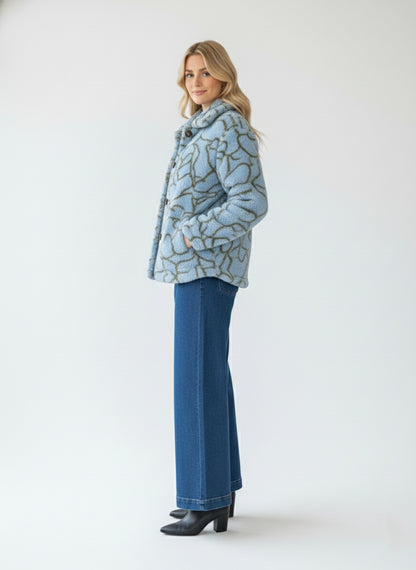 Teddy Printed Jacket