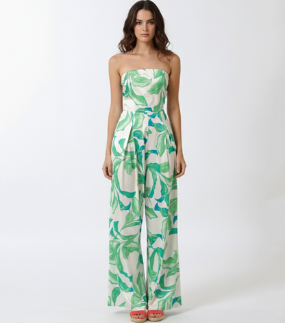 KOI GREEN LEAF JUMPSUIT