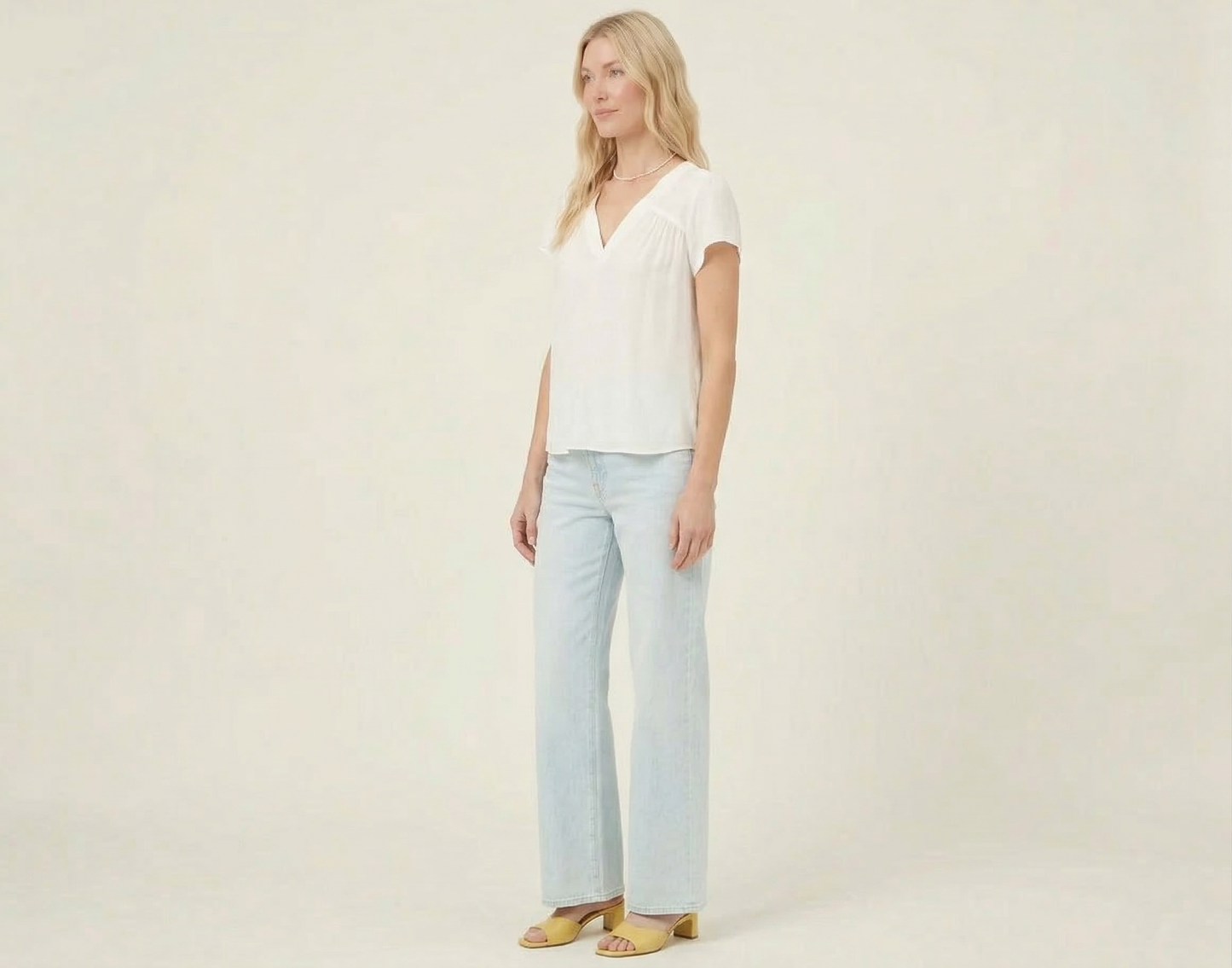 Flutter Cap Basic V-Neck ADA