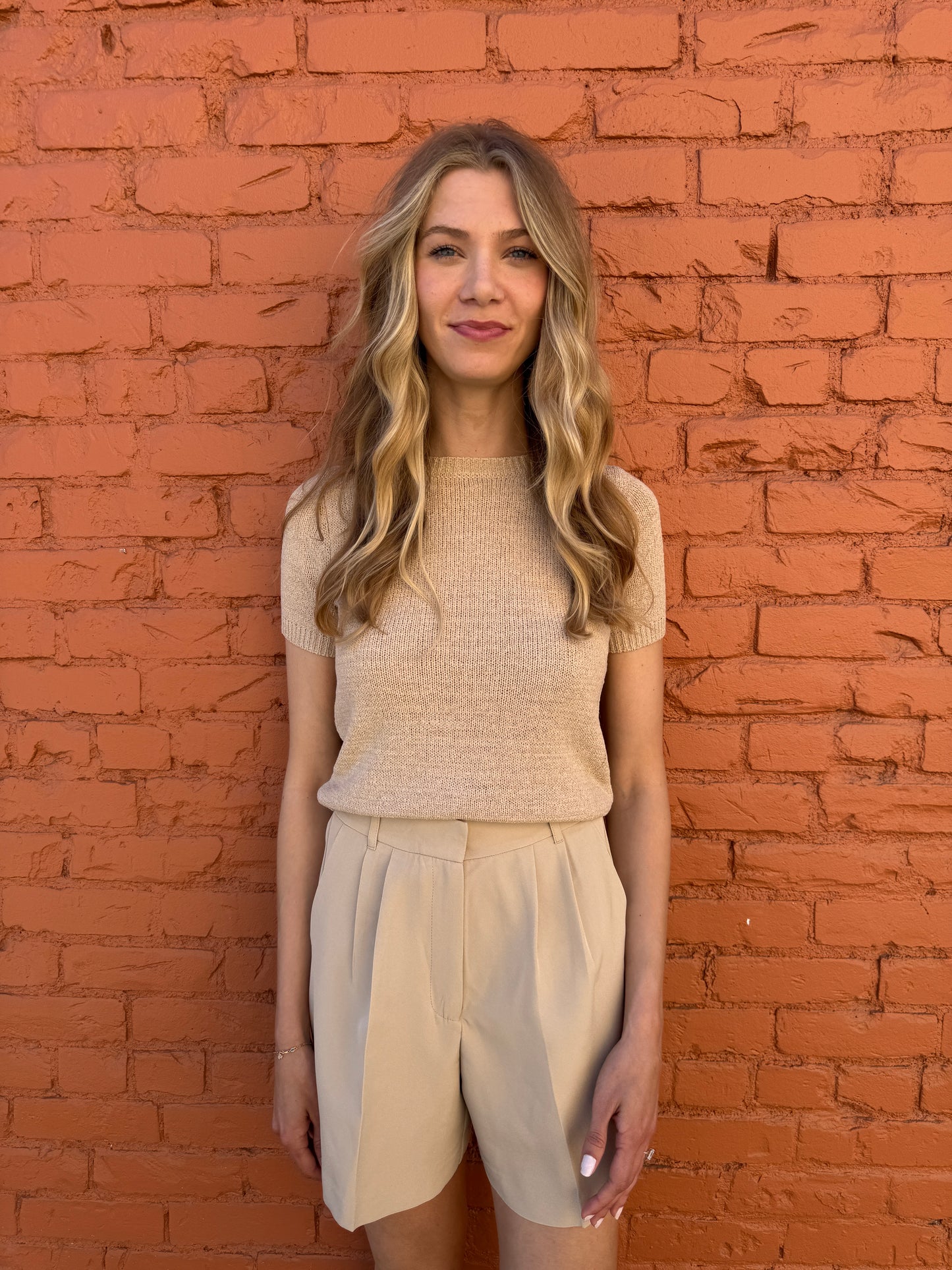Natalie Crew Neck Top