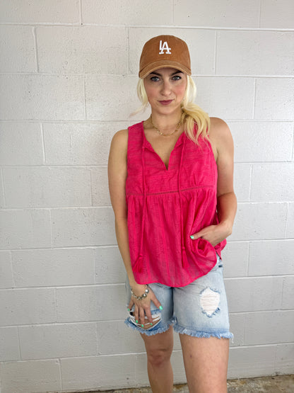 Sophia Sleeveless Top
