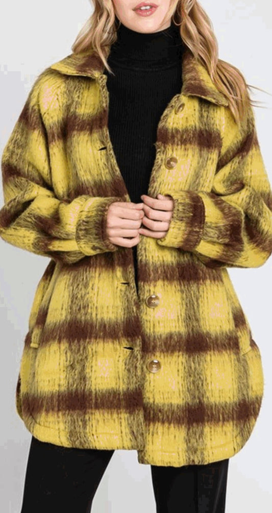 Shaggy Plaid Shachet