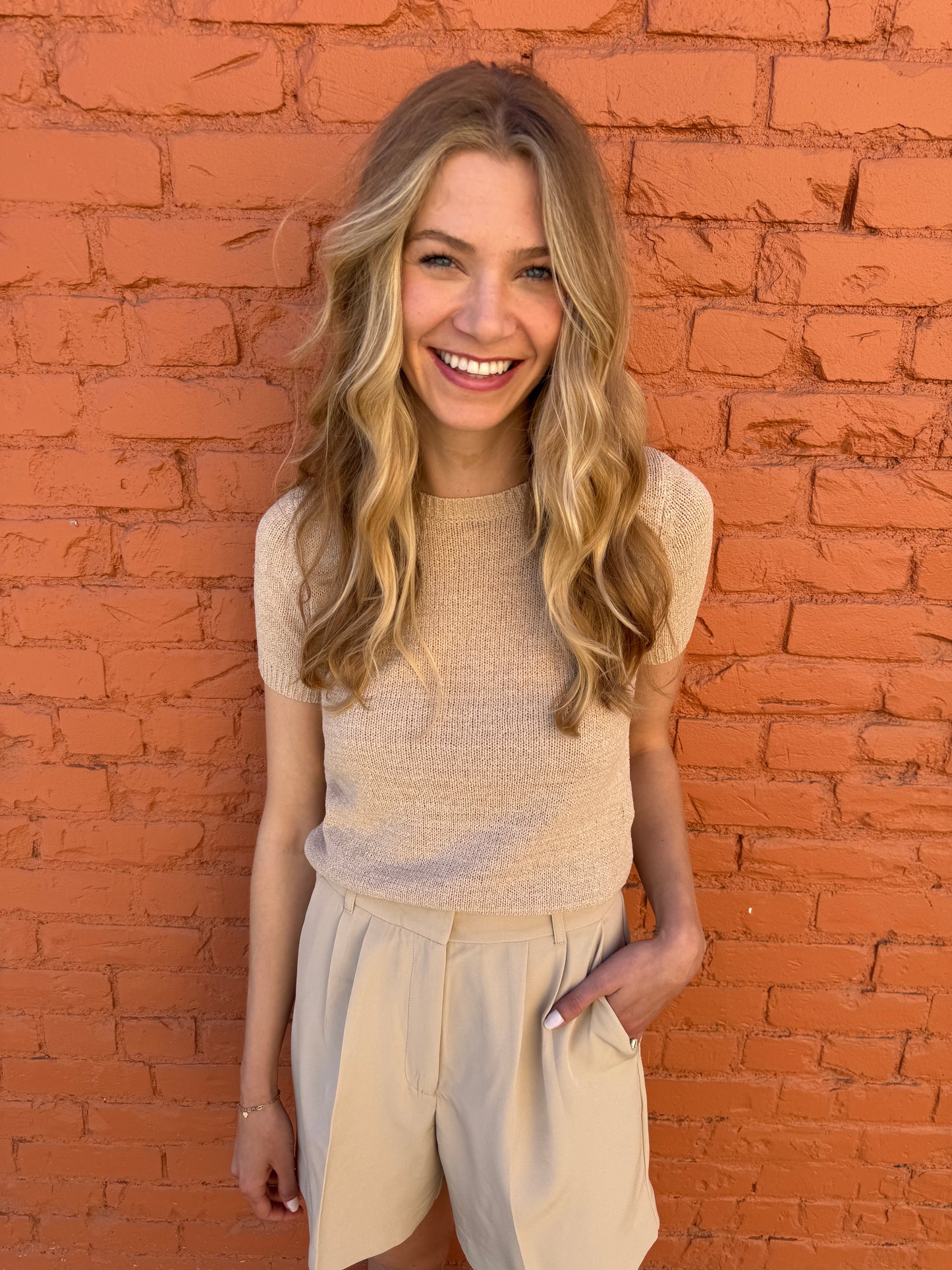 Natalie Crew Neck Top