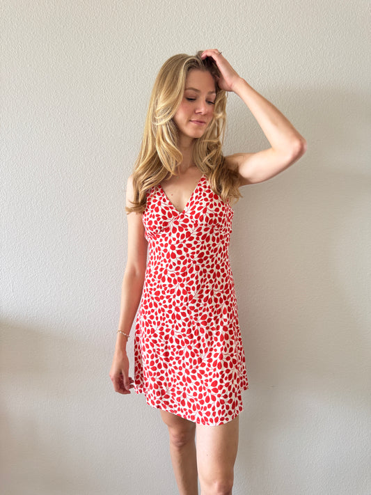 LEAF Printed dress