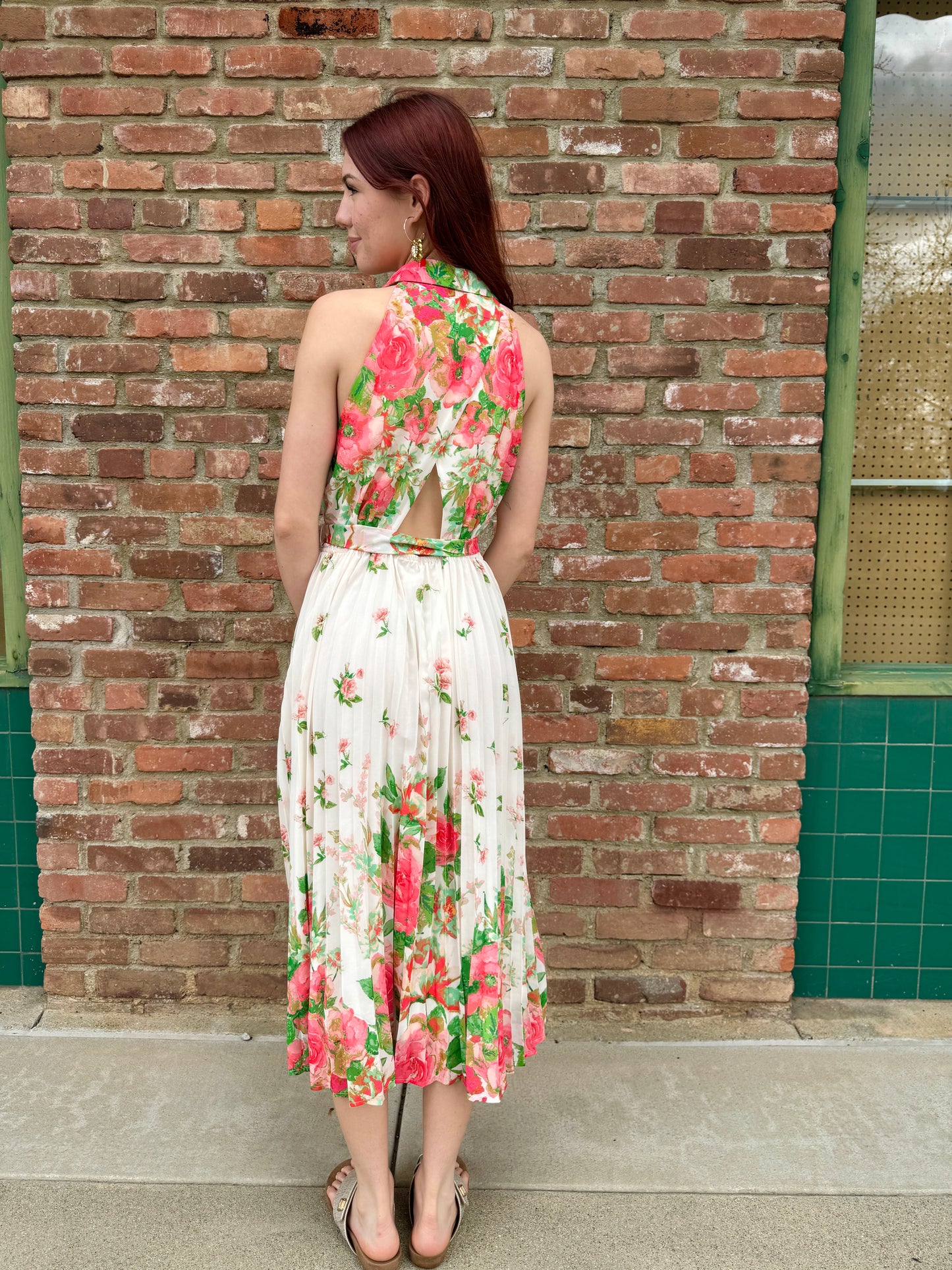 PINK flowers Maxi