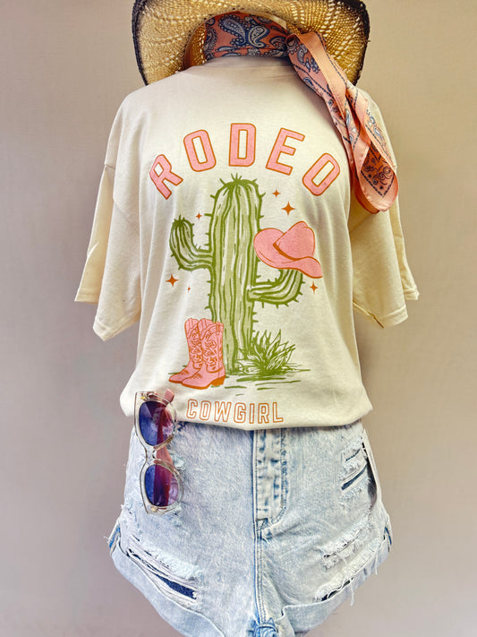 RODEO COWGIRL graphic tee