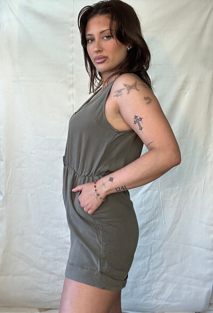 Three button Romper