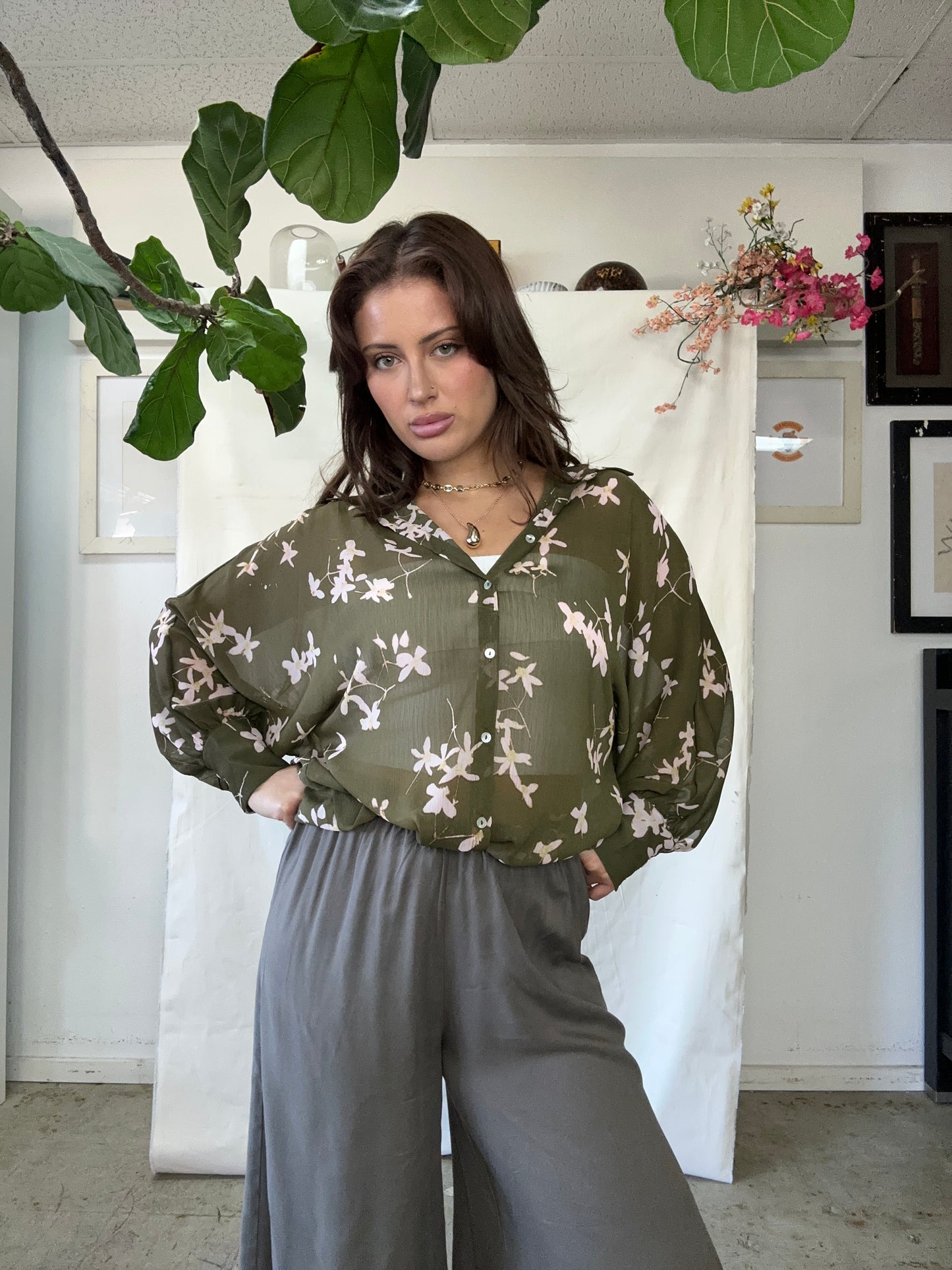 Pink blossom top