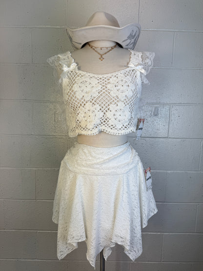 Destiny crochet bow tank